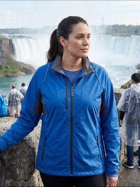 North End Women's Blue Waterproof Utility Jacket